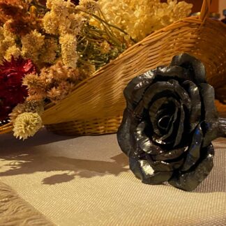 Hand-forged Steel Rose