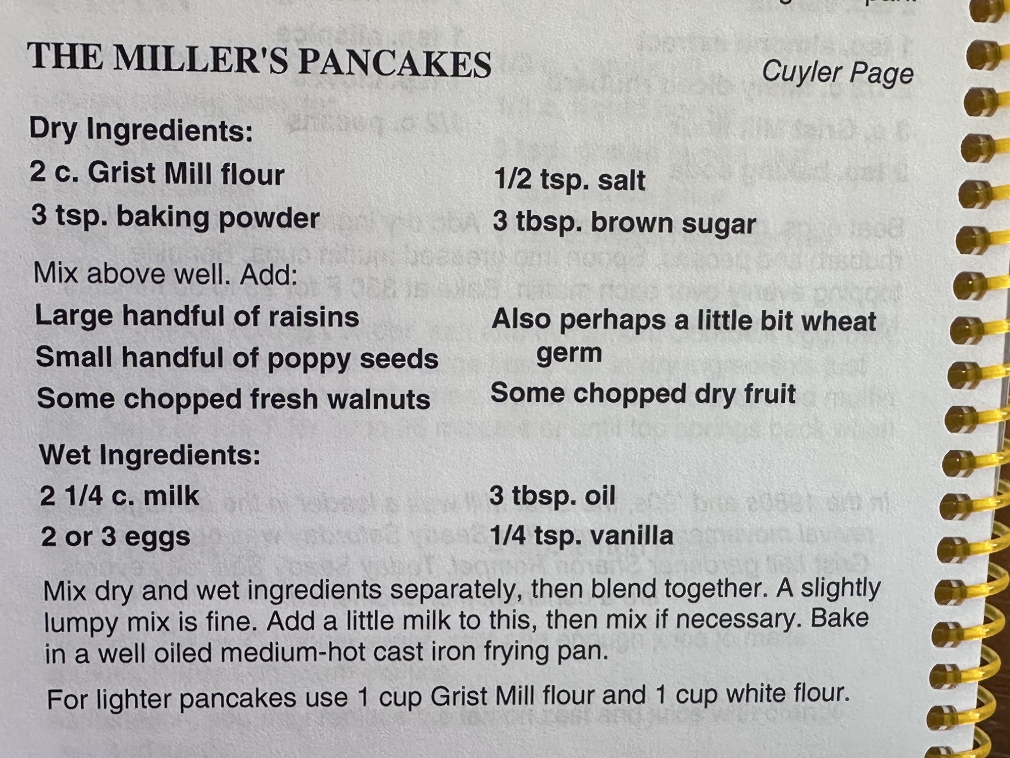 Cookbook: Friends of the Grist Mill - Image 2